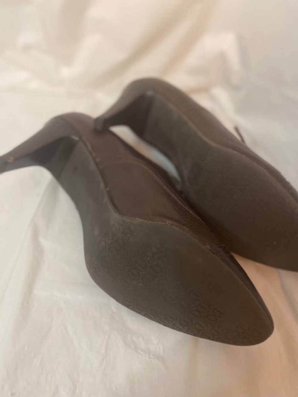 Talbots Leather Oxford Heels Dark Brown Size 8.5 M - Picture 9 of 9